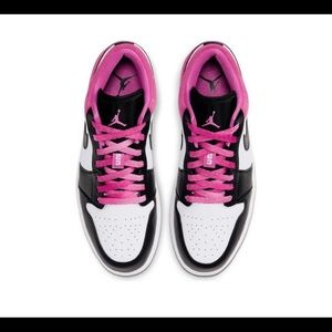 Jordan 1 Low fuchsia/ white/ black